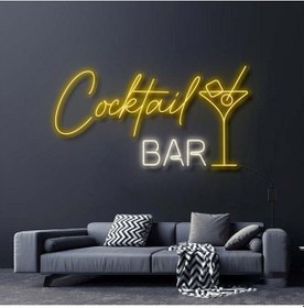Resim Twins Led Cocktail Bar Yazılı Ve Şekilli Neon Tabela Gün Işığı Model:model:39253366 Gün Işığı 