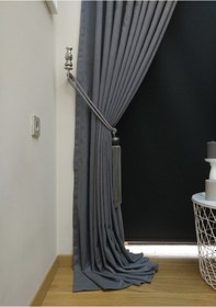 Resim Evdepo Home Gri Fon Perde Tek Kanat (540505429) Gri 