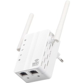 Resim Wezone 300mbps Wifi Sinyal Güçlendirici, 2 Ağ Portu, Duvar Tipi, 220v Avrupa Standartı, Genişletici Wd-r610u 