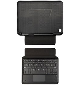 Resim Samsung Galaxy Uyumlu Tab A8 10.5 Sm-x200 2021 Border Bluetooh Bağlantılı Standlı Klavyeli Tablet Kılıfı 