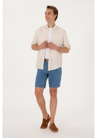 Resim U.s. Polo Assn. Erkek Mavi Şort Jean 50304330-dn0022 Mıd Blue 