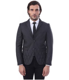 Resim 3 Cepli 2 Düğmeli Kapitone Erkek Siyah Kısa Ceket -wessi Siyah 