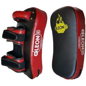 Resim Leon Pro Kick Boks ve Muay Thai Darbe Yastığı Siyah Kırmızı Kırmızı - Siyah 