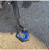 Resim Xuweiwei Black Yamaha Fz6 Fazer Fz6r Xj6 Diversion 2004-2015 Cnc Alüminyum Yan Sehpa Ayak Genişletici Ped 