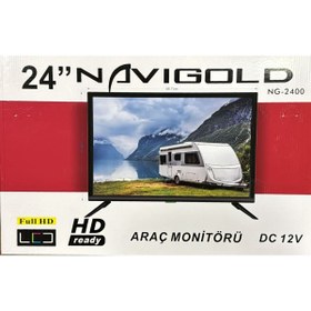 Resim Navigold 24" TELEVİZYON 61CM LED EKRAN 12V/220V CK-338 