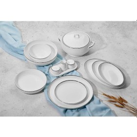 Resim Aryıldız Royal Queen Çırağan 60 Parça Yemek Takımı 60025 