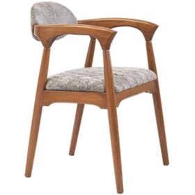 Resim Bengimobilya Sandalye Zus130 Tam Kolçak Model Ahşap Kayın Iskelet Rahat Oturum 