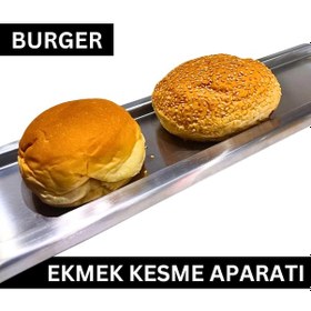 Resim Burgercut - Paslanmaz Çelik 2 Cm Standart Burger Ekmeği Kesme Aparatı 