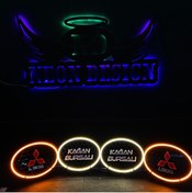Resim NEON DESİGNN Oval Midrange Kapağı Kişiye Özel Tasarım 