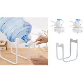 Resim Damacana Musluk Başlığı ve Metal Ayak Stand Seti 