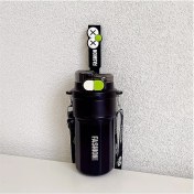 Resim Xinqi Trading Shop Göz Termos Kupası, Çift Içecek Kayışı Su Kupası, Iyi Görünümlü Öğrenci Spor Kupası, Dışarı Çıkarken Uygun Seyahat Kupası (Yurt Dışından) 