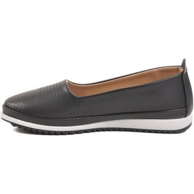 Resim Pierre Cardin Pc-54566 Z Siyah Kadın Yumuşak Hafif Babet Siyah 