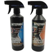 Resim İNTERWAX 2'li SET SUSUZ MOTOR TEMİZLEYİCİ 500 ML & ÇOK AMAÇLI DÖŞEME TEMİZLEYİCİ 500 ML 