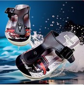 Resim Çocuk Günlük Parmak Arası Araba Baskılı Plaj,deniz,havuz Terliği Siyah 