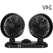 Resim Createtech Yurt Usb Üfleyici Telefonu Soğuk Şarjı Kullanılabilir Kafa Için Gürültülü Fanı Fanı Fan Düşük Dışından Çift Cep Araba Aksesuarları 24v Ep 