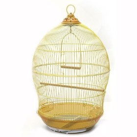 Resim Dayang Kubbe Kuş Kafesi Pirinç 48.5x48.5x76 Cm 