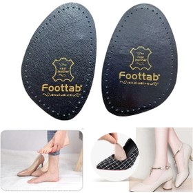 Resim ipekbazaar Siyah Ayakkabı Küçültme Pedi, Deri, Yüksek Topuklu Stiletto Ayakkabı Kaydırmaz Tabanlığı, 1 Çift 