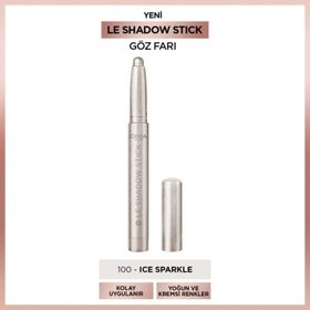 Resim Loreal Paris Le Shadow Stick Göz Farı - 100 Ice Sparkle 