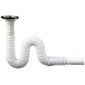 Resim Körüklü Lavabo Sifonu Gider Borusu Akordiyon Kısa 30 - 75cm 