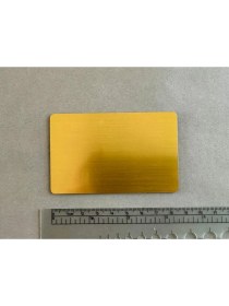 Resim Nealdin Gold Metal Nfc Kartvizit - NTAG215 Temassız Nfc Kart (86×56 Mm, 540 B) 