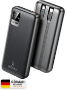 Resim Woyax Dahili Type-c Iphone Kablolu 10000mah Powerbank 22.5w Hızlı Dijital Göstergeli Taşınabilir Batarya 