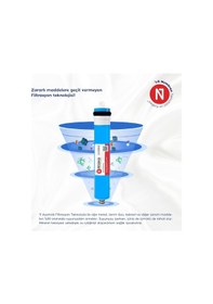 Resim Hanedan 14 Aşamalı 8 L Çelik Tanklı Kapalı Kasa Su Arıtma Cihazı 