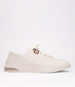 Resim MARCOMEN Erkek Günlük Deri Hafif Taban Sneaker Beyaz 