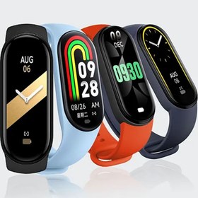 Resim TrkTech Mi Band M8 Akıllı Bileklik Renkli Ekran ios ve Android Uyumlu 