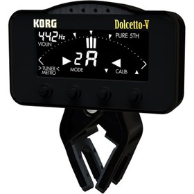 Resim Korg Dolcetto-V Clip-On Tuner Akort Aleti / Metronom 