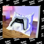 Resim Ralen Yastık Temalı Ps5 Gamepad Dualsense Stand Tekli Beyaz Renk | 10CM ( Yüksek Kalite 3D Baskı Pla ) 