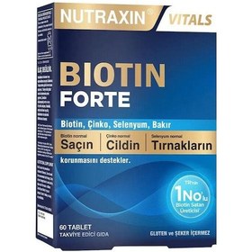 Resim Nutraxin Vitals Biotin Forte 60 Tablet 
