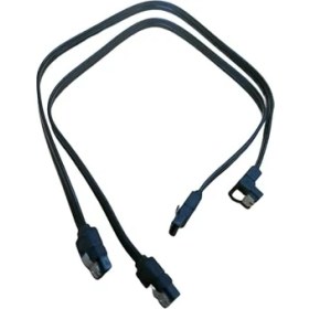 Resim Lidyahan Store 2'li Sata Iıı Kablo 40CM, 6 Gbits, 90° Açılı, 1 Düz ve 1 90 Derece Açılı, Orjinal 