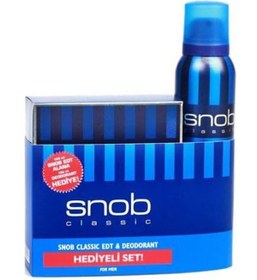 Resim Snob Classic Edt 100 Ml+Deodorant Kofre 
