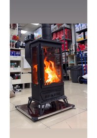 Resim Şömine Pelet Soba 