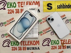 Resim Apple iPhone 15 İkinci El TR | 128 GB | Mavi İkinci El 4 AYLIK SIFIR GİBİ PİL %96 İPHONE 15 128 GB MAVİ EKO İLT