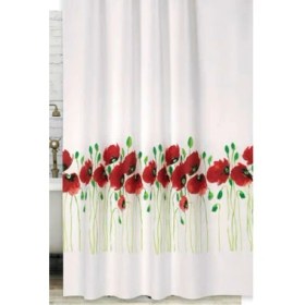 Resim Tropik Duş Perdesi 7081 Model Çift Kanat 2X110X200CM 