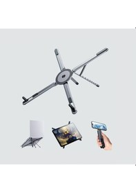 Resim Jmary Ms-99 Ayarlanabilir Çok Fonksiyonlu Magnetik Apple Uyumlu MacBook Notebook Standı Siyah 