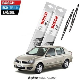 Resim Bosch , Renault Symbol 2004 Model Silecek Takımı Bosch Eco Telli 