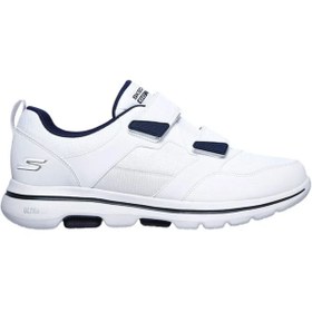 Resim Skechers 55515EWW-WNV Go Walk 5 Wistful Erkek Beyaz Sneaker Günlük Spor Ayakkabı 