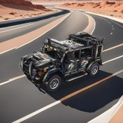 Resim 1020 Parçacık Off-Road Araç Montaj Model Seti, Yetişkin İfadesi, Araç Ev Dekorasyon Oyuncakları, Yarış Spor Arabası Yapım Blokları Tatil Hediyeleri 