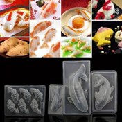 Resim Plastik Kek Çikolata Kalıbı, YENİ, 3D Koi Balığı, Jel, El Yapımı, Şeker sanatı, DIY Kek Süslemesi için 