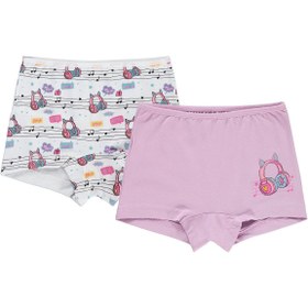 Resim Civil Girls Music 2-10 Yaş Kız Çocuk 2'li Boxer - Standart 10-11 Yaş 