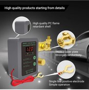 Resim Dashanshop Gri Led Voltaj Göstergeli Akıllı Araba Batarya Kesici Anahtarı 12v Uzaktan Kumandalı 