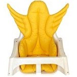 Resim Pamuk Atölyesi Antilop Melek Kanatlı Küçük Mama Sandalyesi Minderi - Sarı 