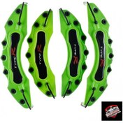 Resim Yeşil Type-r 4'lü Kaliper Seti Yapıştırma Logolu 