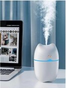 Resim AyrStore Kedi Şekilli Hava Nemlendirici Taşınabilir Buhar Makinesi Aroma Difüzörü H2o Tp-1005 
