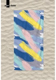 Resim Marte Home Deydote - Baskılı Plaj Havlusu Renkli 