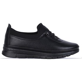 Resim Ayakcenter Y1022 Ayzen Siyah Kadın Günlük Ayakkabı Siyah 