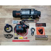 Resim Ducki 13000Lb 5900Kg Sentetik Halatlı 11Mm Vinç 