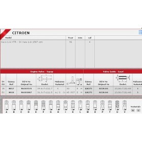 Resim Güneş Sibop Takımı 0817 0818 In 4 Ex 4 Xsara 1.6i 8v Tu5jp In:4/ex:4 KNO-GÜNEŞ-0817-0818 